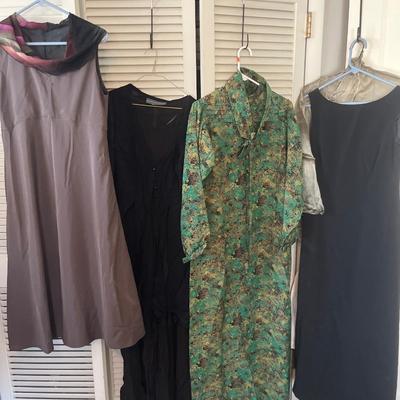 Dresses and pants suits