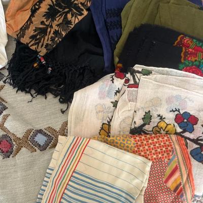 Ladies, pajamas, hankies, scarves, and gloves