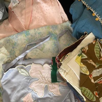 Ladies, pajamas, hankies, scarves, and gloves