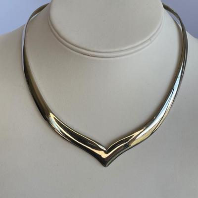 Sterling Silver Collar Necklace