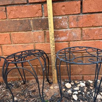 Metal plant stands
