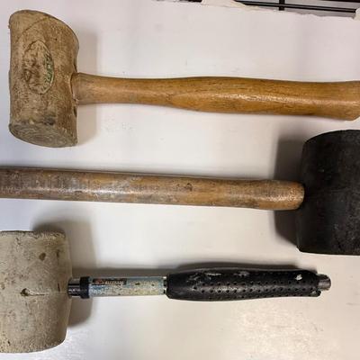 Lot of 3 Mallets