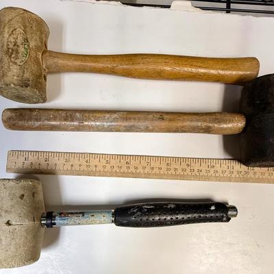 Lot of 3 Mallets