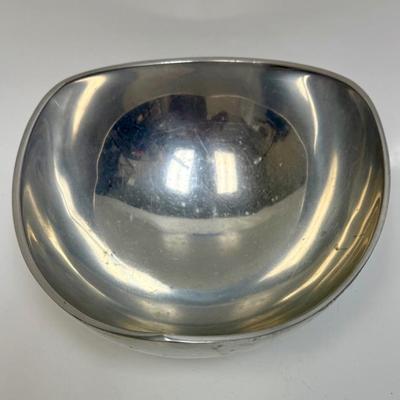 Mid-Century Nambé Tri-Corner Bowl - 9in