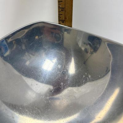 Mid-Century Nambé Tri-Corner Bowl - 9in