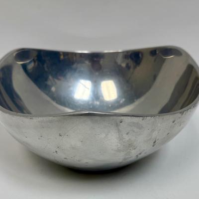 Mid-Century Nambé Tri-Corner Bowl - 9in
