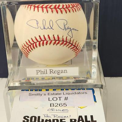 Phil Regan Baltimore Orioles OMLB Signed Autographed Baseball In Collectors Case