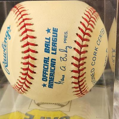 Dean Stone Baltimore Orioles OMLB Signed Autographed Baseball In Collectors Case