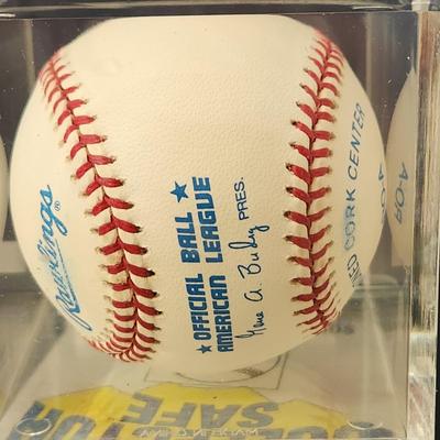 Curtis Goodwin Baltimore Orioles OMLB Signed Autographed Baseball In Collectors Case