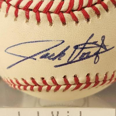 Jack Voigt Baltimore Orioles OMLB Signed Autographed Baseball In Collectors Case