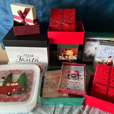 Christmas Cards, Boxes, Cookie containers