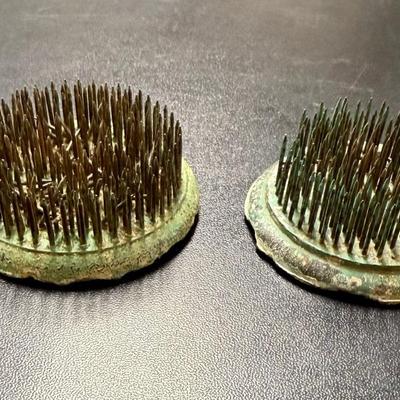 Vintage Metal Flower Frogs