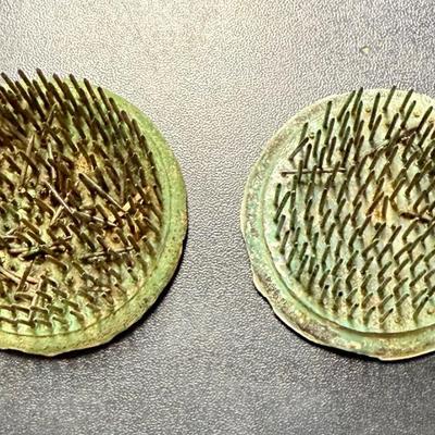 Vintage Metal Flower Frogs
