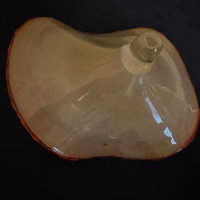 BOOK OF DRAGONS BLOWN GLASS ART BOWL