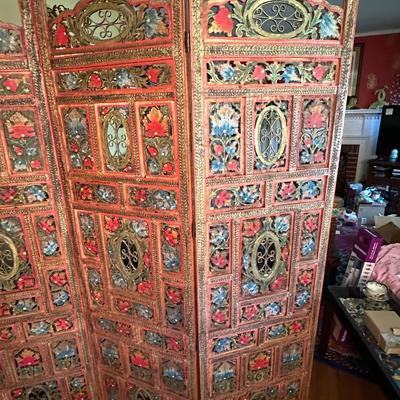 WOOD PRIVACY SCREEN ROOM DIVIDER