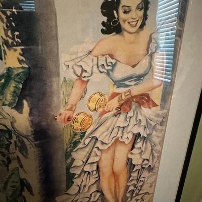 CUBA POSTER FRAMED & COLORFUL HOME DÉCOR LOT