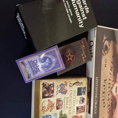 TAROT CARD, OUIJA BOARD LOT