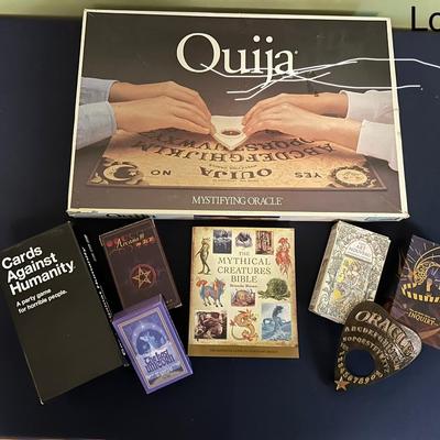 TAROT CARD, OUIJA BOARD LOT