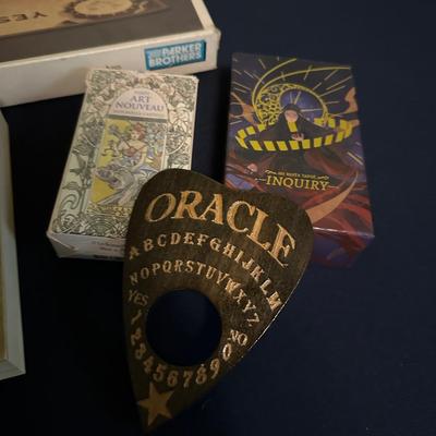 TAROT CARD, OUIJA BOARD LOT