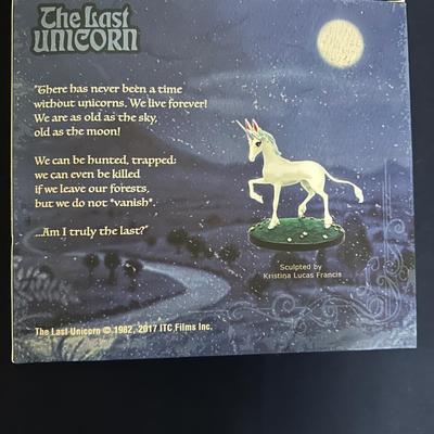 THINK GEEK CHRONICLE COLLECTIBLES THE LAST UNICORN STATUE