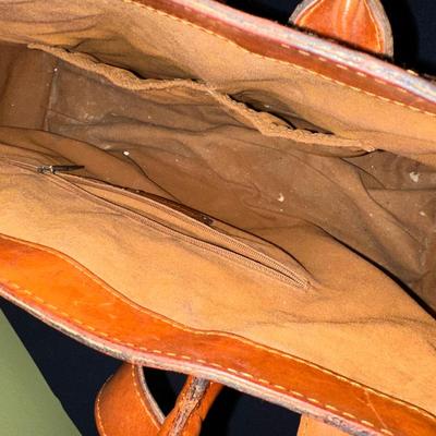 PATRICIA NASH LUCETTA COMPUTER TOTETOOLED LEATHER BAG