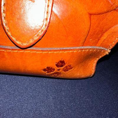 PATRICIA NASH LUCETTA COMPUTER TOTETOOLED LEATHER BAG