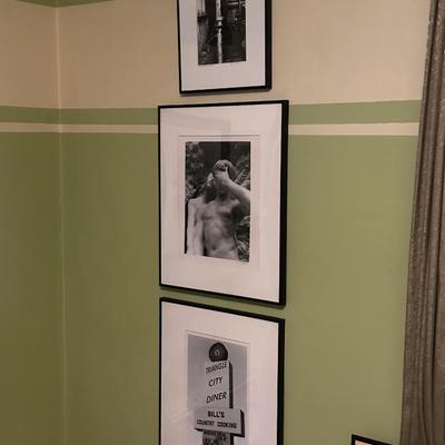FRAMED, SIGNED PHOTOGRAPHS