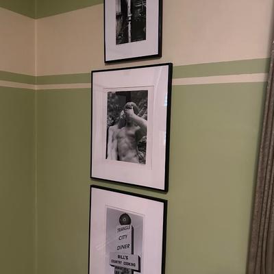FRAMED, SIGNED PHOTOGRAPHS