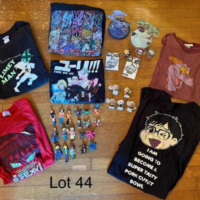 YO GI OH FIGURES, T SHIRTS