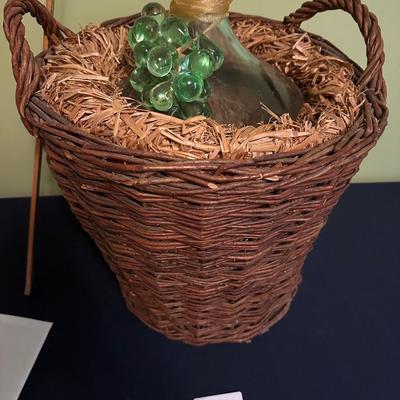 VINTAGE WINE DEMIJOHN