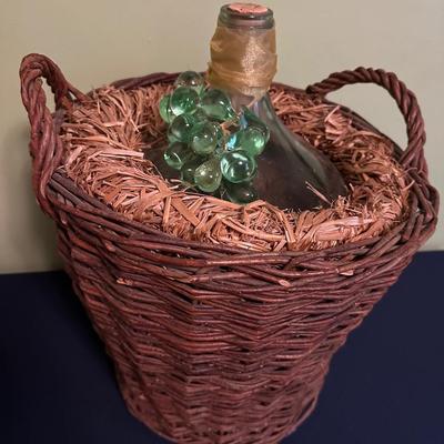 VINTAGE WINE DEMIJOHN