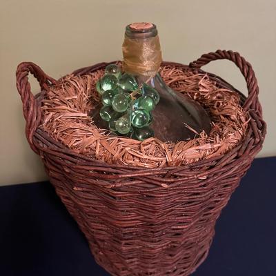 VINTAGE WINE DEMIJOHN
