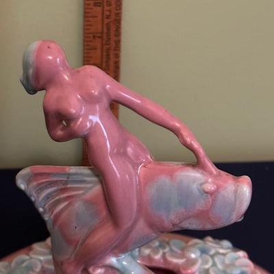 ROYAL HAEGER USA ART POTTERY FROG FLOWER VESSEL