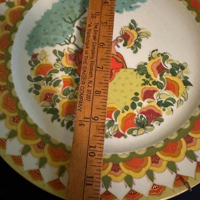 ROSENTHAL PLATE, ART GLASS & PFALTZGRAFF LOT