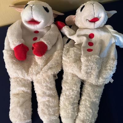 PAIR AURORA LAMBCHOP BACK PACKS