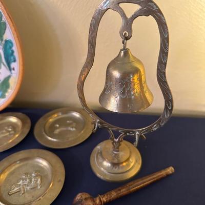 BRASS LOT, COLLECTOR PLATE