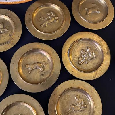 BRASS LOT, COLLECTOR PLATE