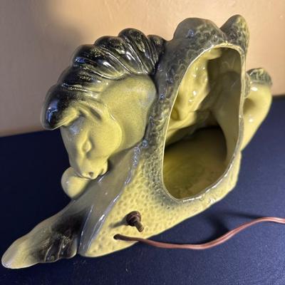 VINTAGE JARRA J CERAMICS SEAHORSE TV LAMP