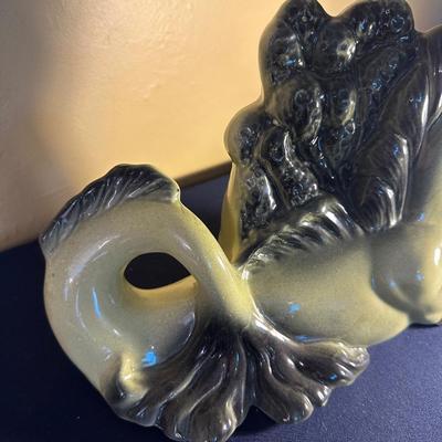 VINTAGE JARRA J CERAMICS SEAHORSE TV LAMP