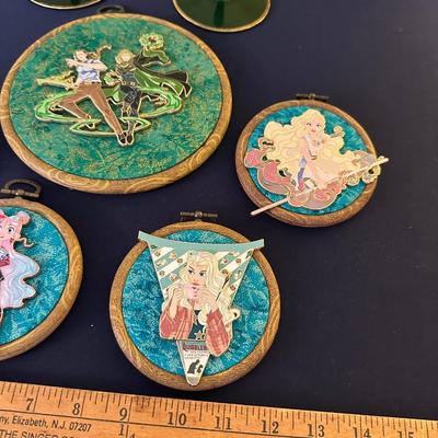 ENAMELED PIN LOT