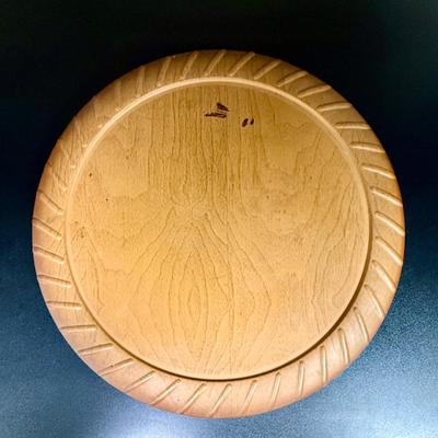 Vintage Wooden Spinning Lazy Susan
