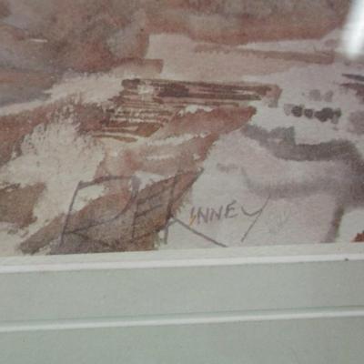 Framed Landscape Art 1 Signed By The Artist