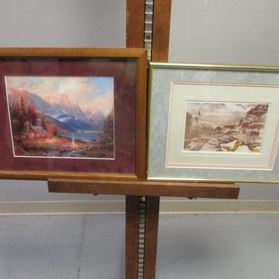 Framed Landscape Art 1 Signed By The Artist