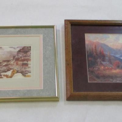 Framed Landscape Art 1 Signed By The Artist
