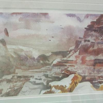 Framed Landscape Art 1 Signed By The Artist