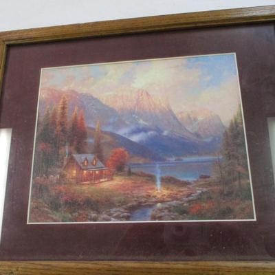 Framed Landscape Art 1 Signed By The Artist