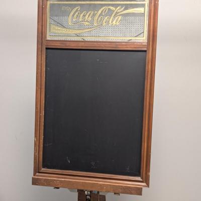 Coca-Cola Mirrored Chalk Board Sign