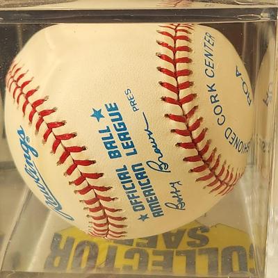 Lee May Baltimore Orioles OMLB Signed Autographed Baseball In Collectors Case