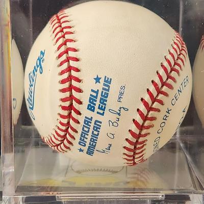 Barry Shetrone Baltimore Orioles OMLB Signed Autographed Baseball In Collectors Case