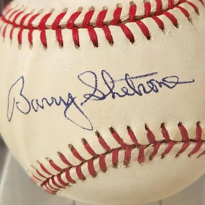 Barry Shetrone Baltimore Orioles OMLB Signed Autographed Baseball In Collectors Case